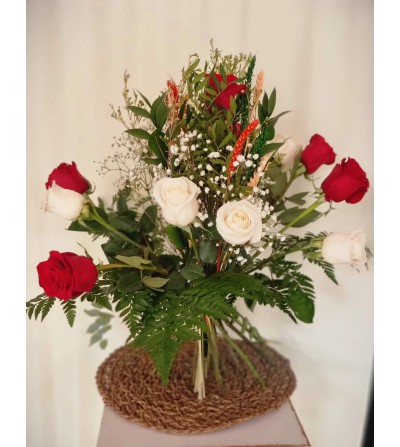 ROSAS ROJAS Y BLANCAS